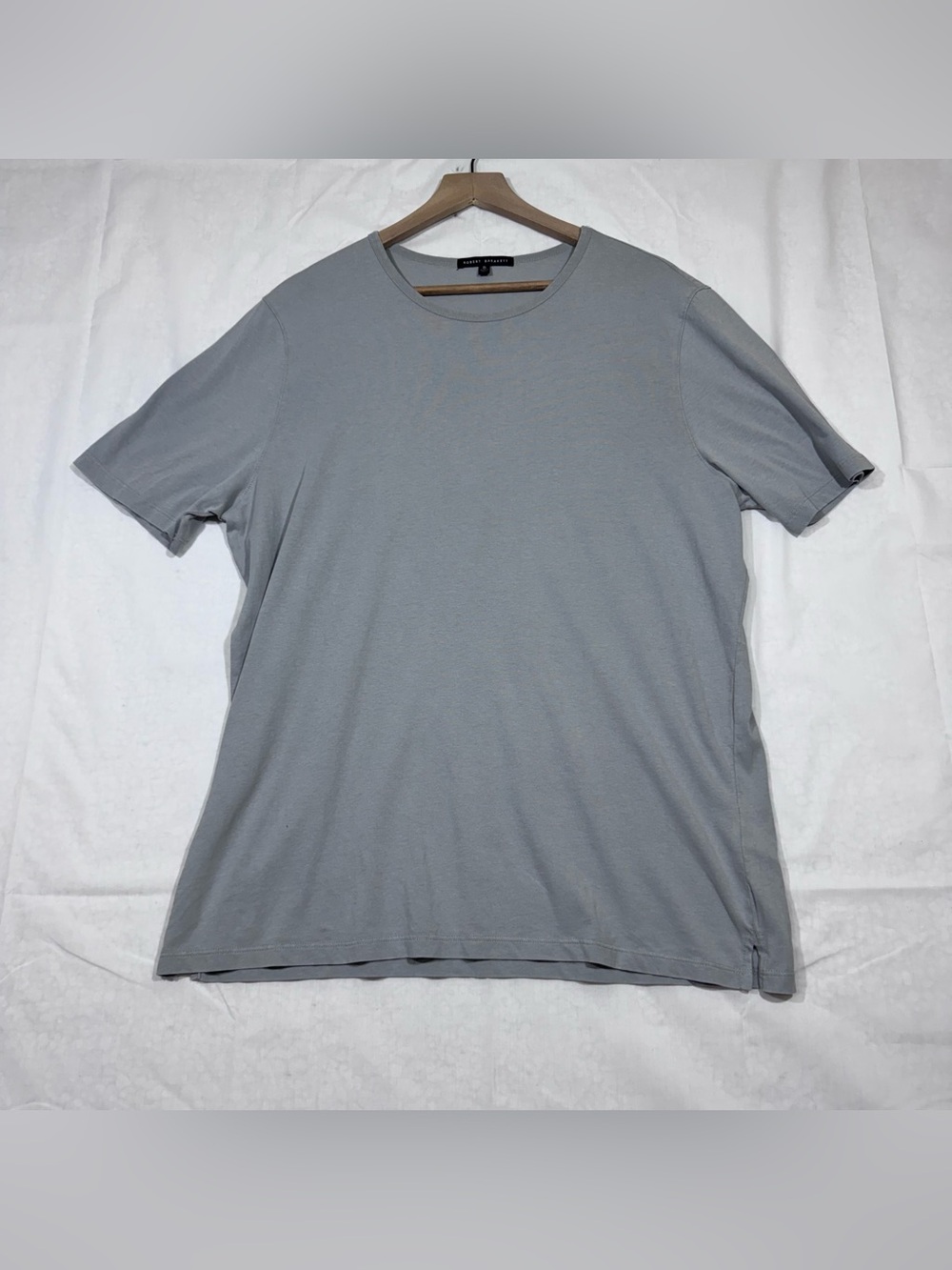 Robert Barakett Crewneck Short Sleeve Cotton T-Shirt Mens Size XL Gray